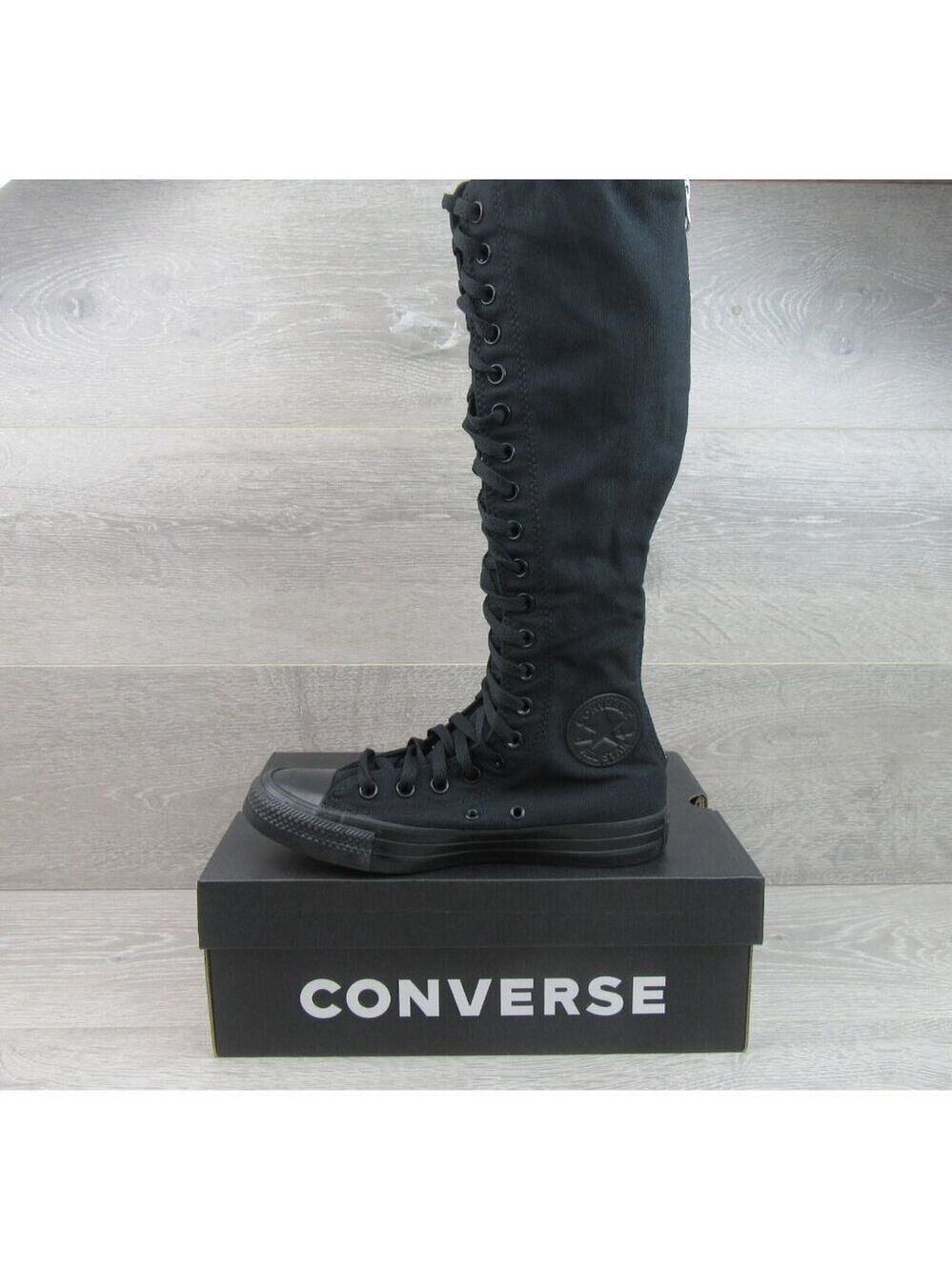 Converse Chuck Taylor All Star XX HI Women's Size 8 Black Sneakers NEW - Picture 3 of 16